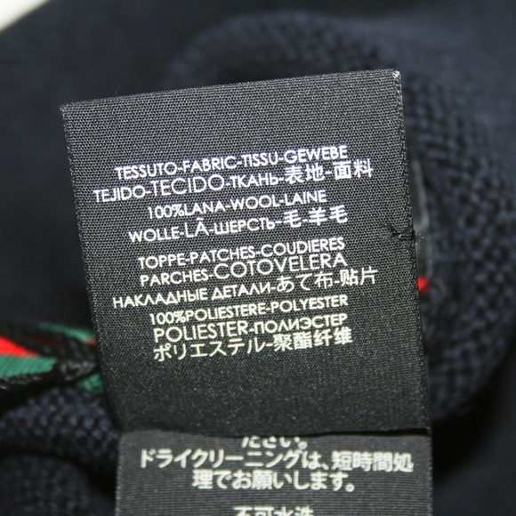 Gucci "Loved" Sequin Wool Web Beanie Hat - Picture 5 of 6